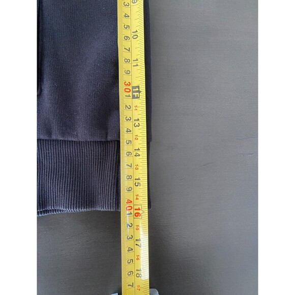 Calvin Klein Men's Black Soft Touch Fleece Logo Zip-Up Jacket - Size Medium - Picture 6 of 8